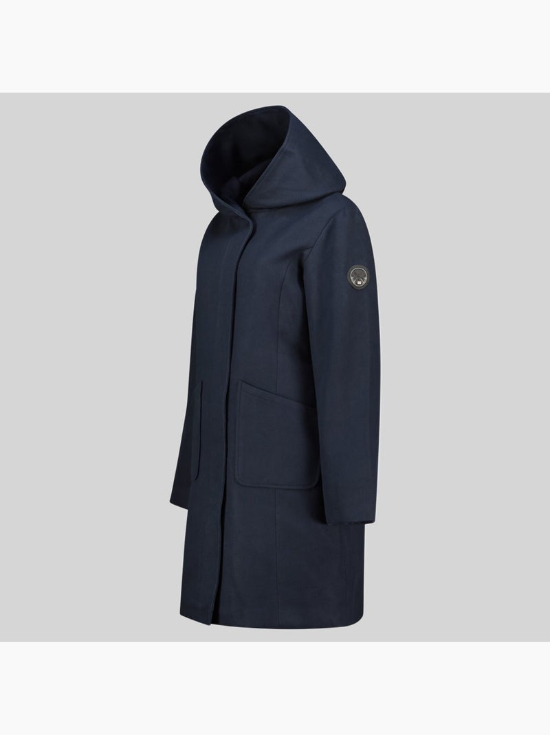 Casaco acolchoado com capuz doria – geographical norway Azul-marinho - Kiabi