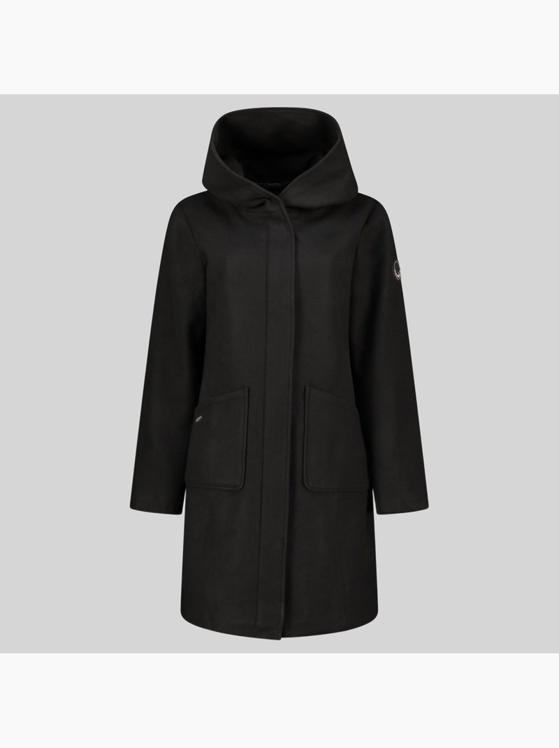 Casaco acolchoado com capuz doria – geographical norway Preto - Kiabi