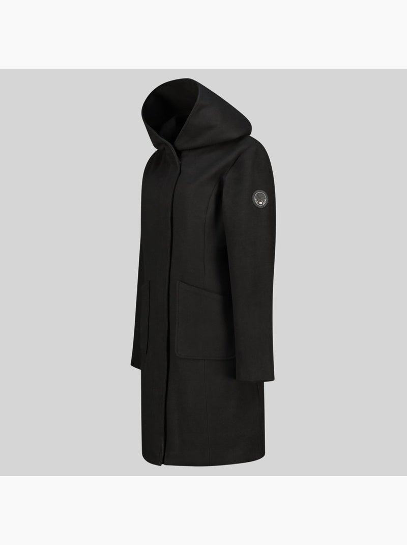 Casaco acolchoado com capuz doria – geographical norway Preto - Kiabi
