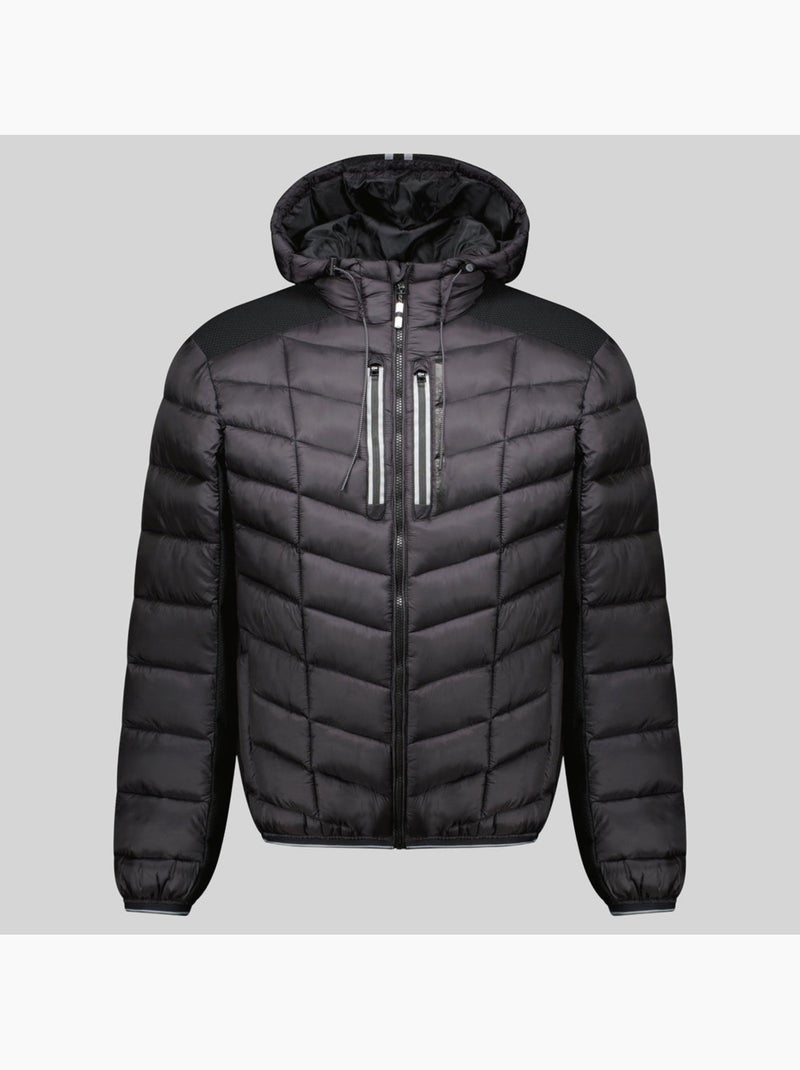 Casaco acolchoado com capuz dubo – geographical norway Preto - Kiabi