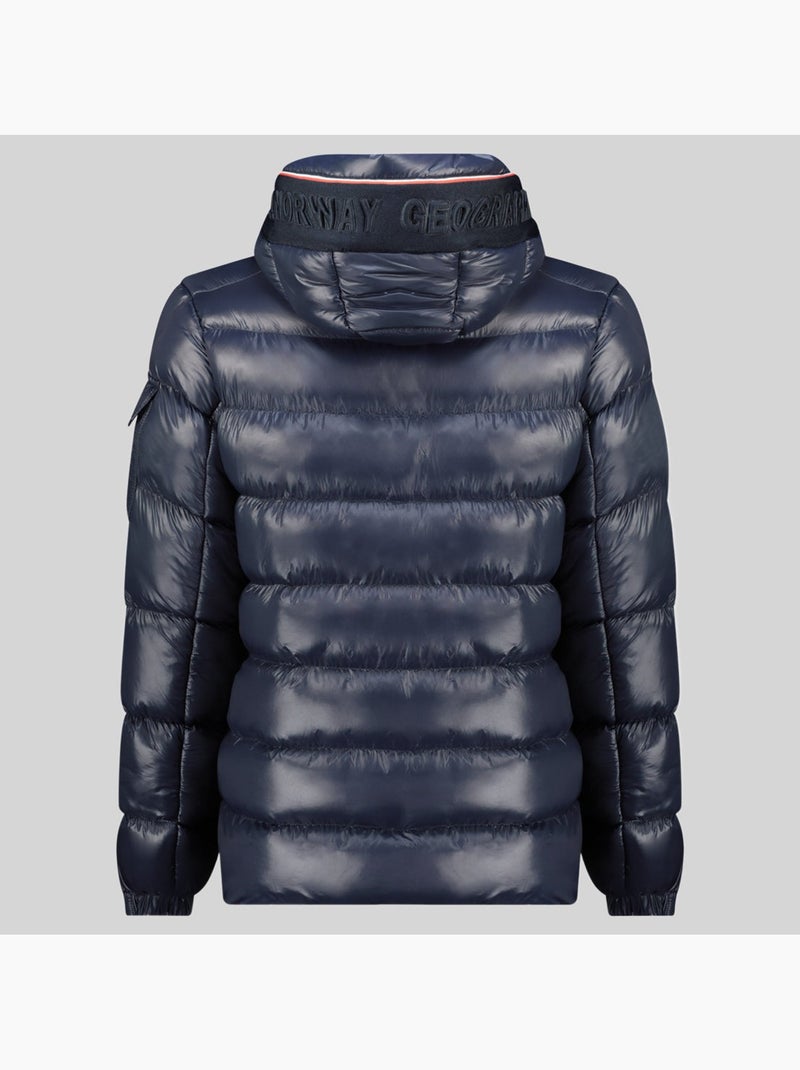 Casaco acolchoado com capuz dynamite – geographical norway Azul-marinho - Kiabi