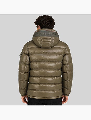 Casaco acolchoado com capuz dynamite – geographical norway