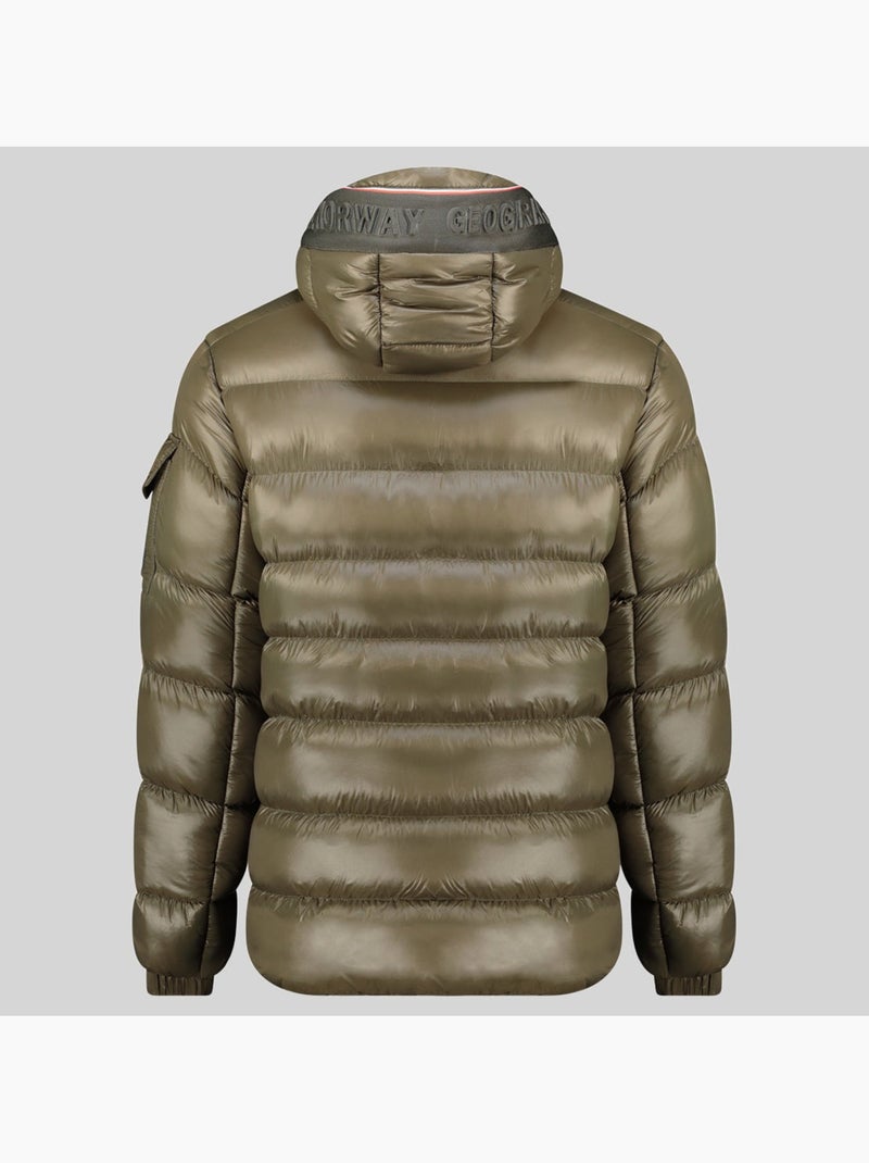 Casaco acolchoado com capuz dynamite – geographical norway Cáqui - Kiabi