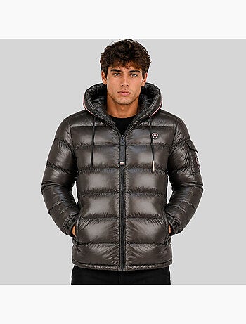 Casaco acolchoado com capuz dynamite – geographical norway