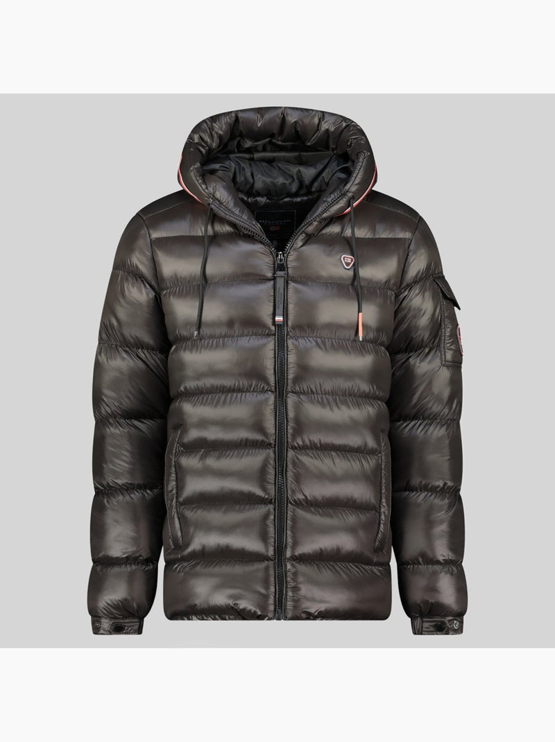 Casaco acolchoado com capuz dynamite – geographical norway Preto - Kiabi