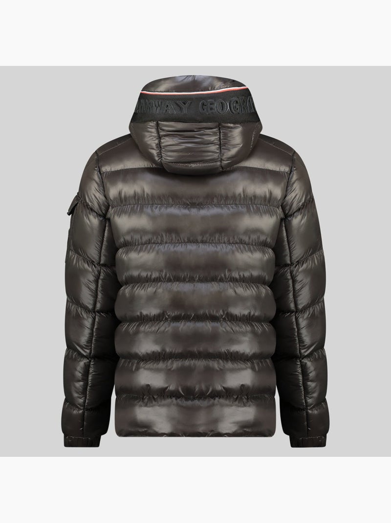 Casaco acolchoado com capuz dynamite – geographical norway Preto - Kiabi