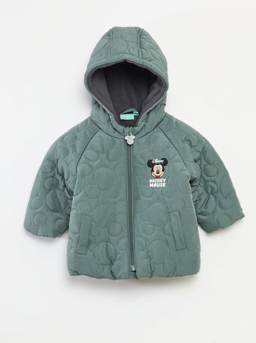 Casaco acolchoado com capuz forrado a polar 'Disney' 'Mickey' - Kiabi