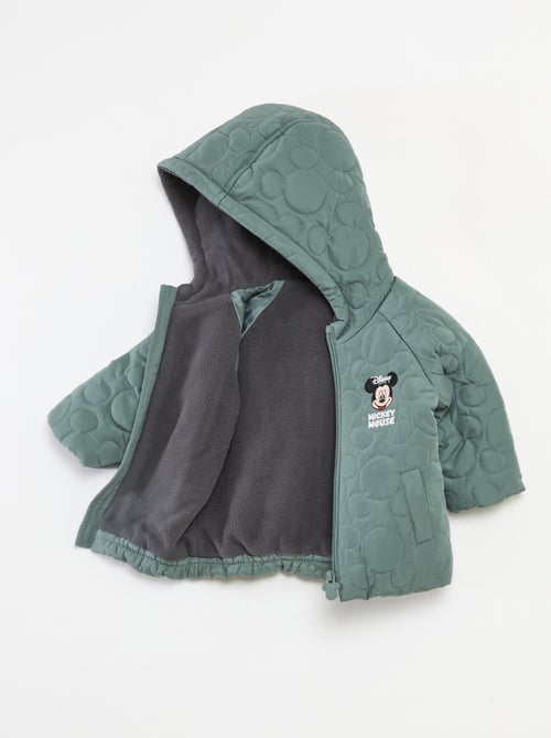 Casaco acolchoado com capuz forrado a polar 'Disney' 'Mickey' - Kiabi