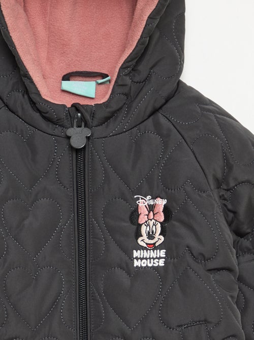 Casaco acolchoado com capuz forrado a polar 'Disney' 'Minnie' - Kiabi