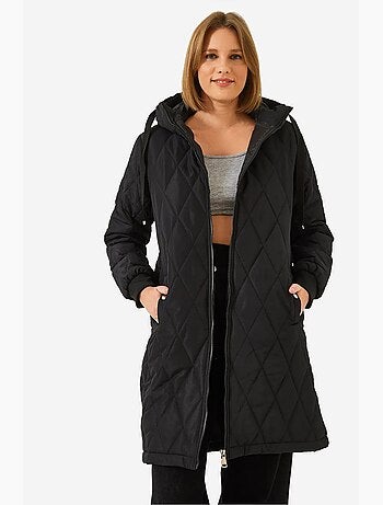 Casaco acolchoado com capuz lucci