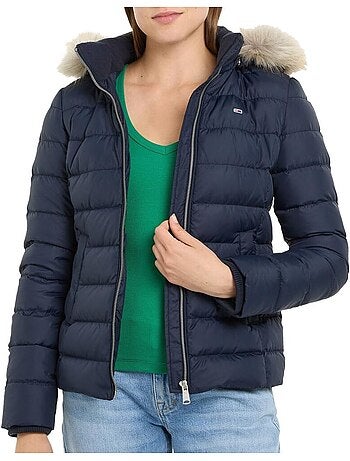 Casaco Acolchoado com Capuz Tommy Hilfiger Básico para Mulher