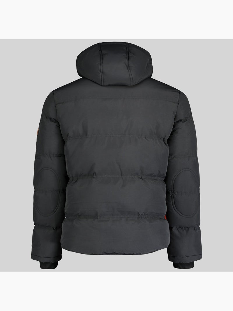 Casaco acolchoado com capuz verveine – geographical norway Preto - Kiabi