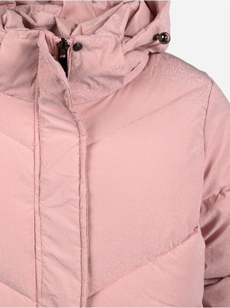 Casaco acolchoado com efeito pixelizado - boom kids Rosa - Kiabi