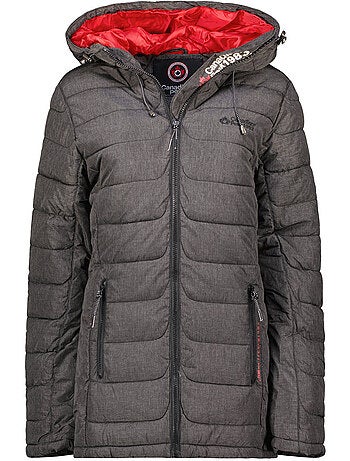Casaco acolchoado com matelassagem de fantasia e capuz astaneak – canadian peak