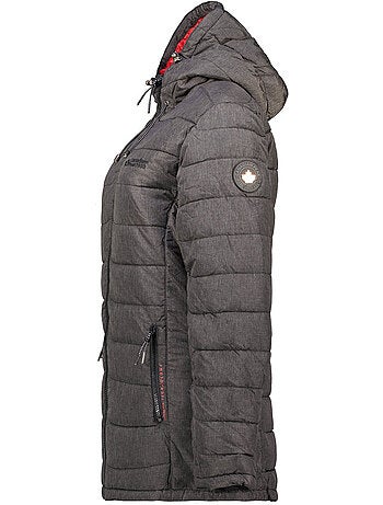 Casaco acolchoado com matelassagem de fantasia e capuz astaneak – canadian peak