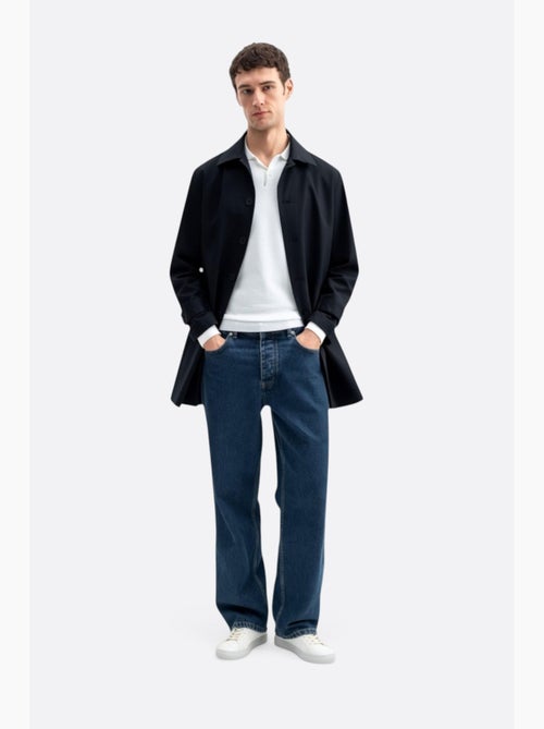 Casaco acolchoado comprido com colarinho de camisa giesto - Kiabi Casaco acolchoado comprido com colarinho de camisa giesto - Kiabi