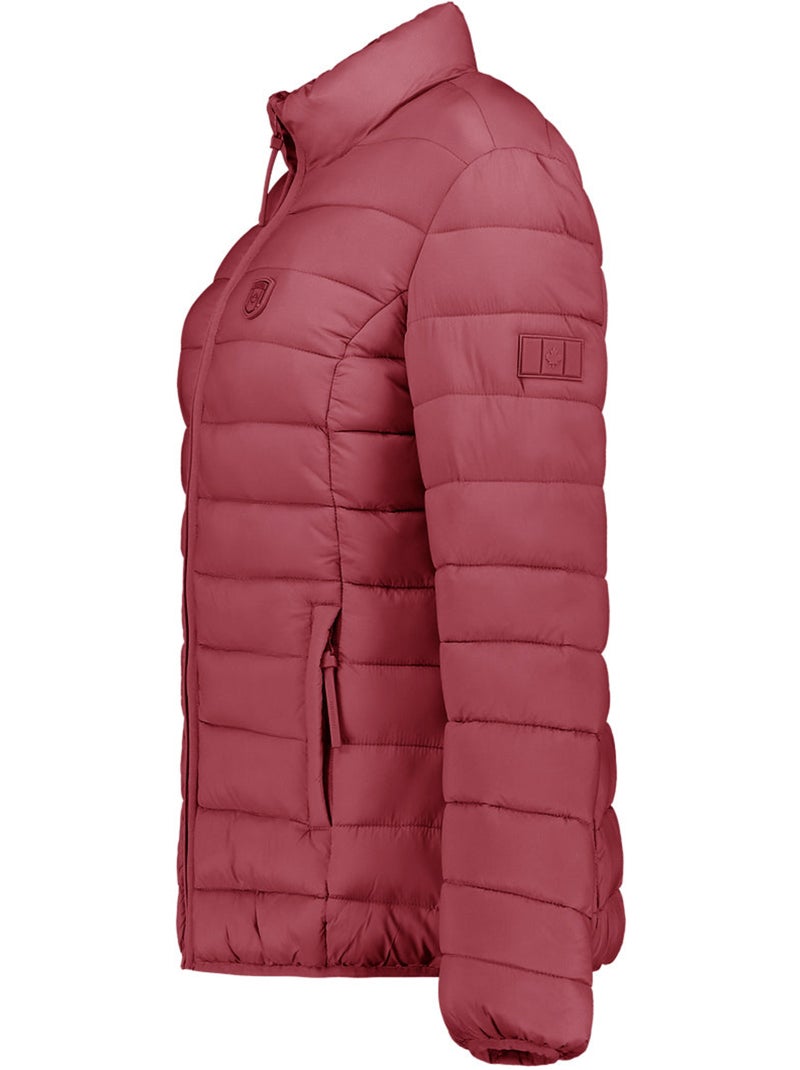 Casaco acolchoado corta-vento akitaleak – canadian peak Bordô - Kiabi