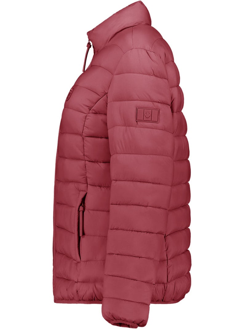Casaco acolchoado corta-vento akitaleak – canadian peak Bordô - Kiabi