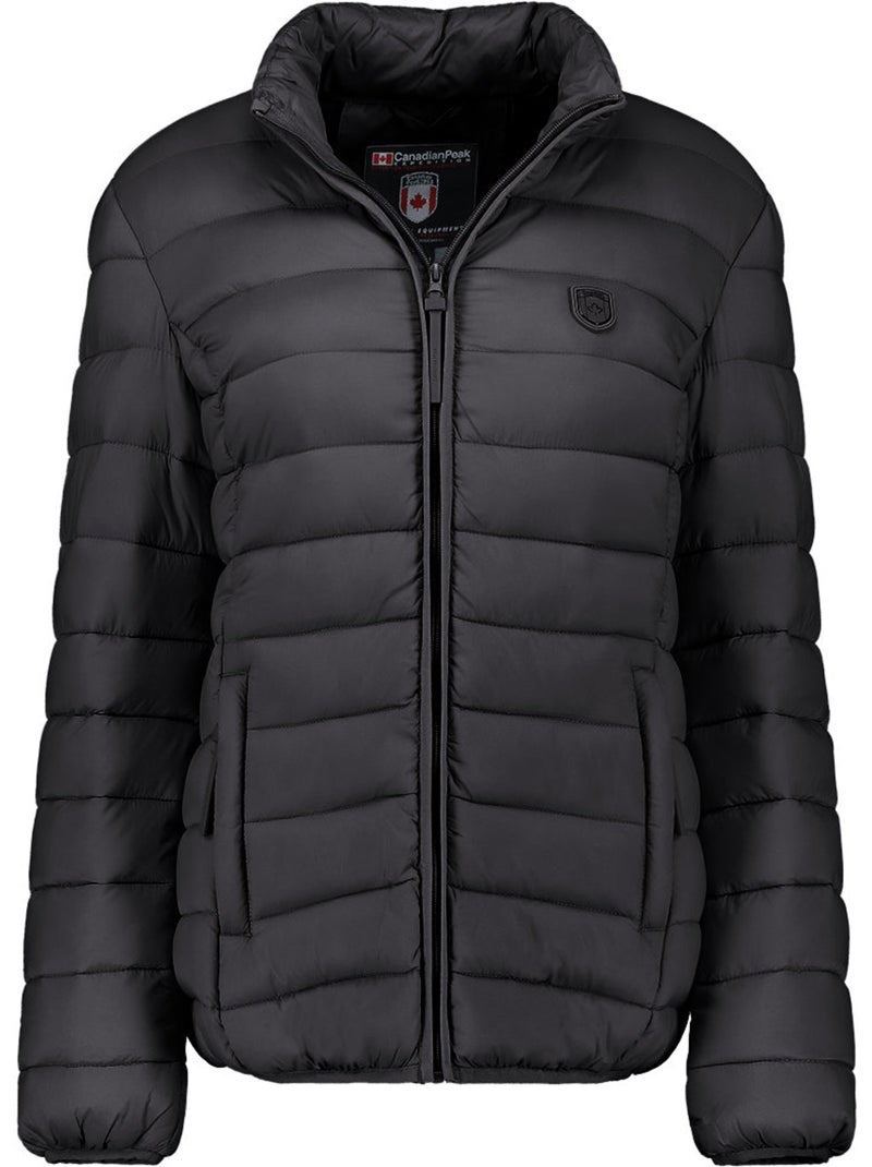 Casaco acolchoado corta-vento akitaleak – canadian peak Preto - Kiabi