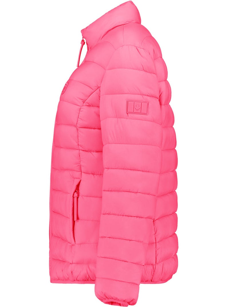 Casaco acolchoado corta-vento akitaleak – canadian peak Rosa-fluo - Kiabi