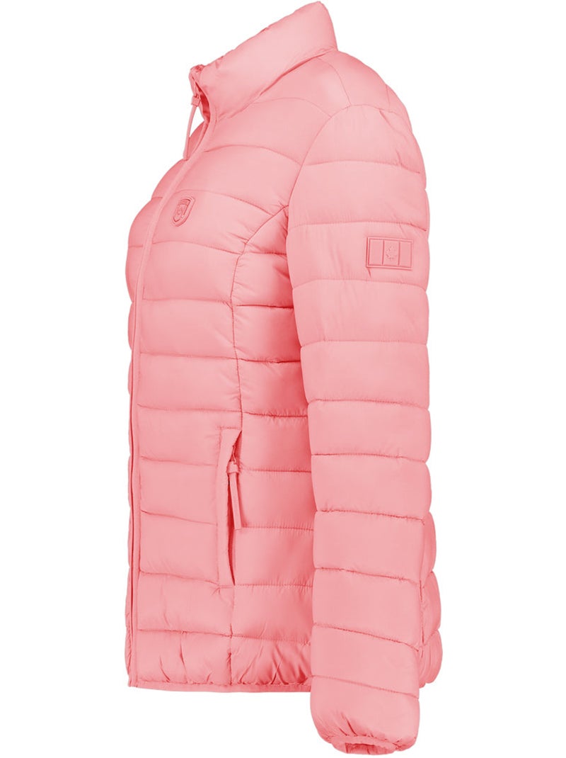 Casaco acolchoado corta-vento akitaleak – canadian peak Rosa velho - Kiabi
