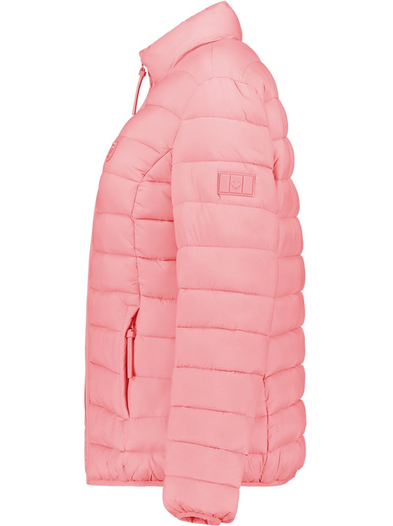 Casaco acolchoado corta-vento akitaleak – canadian peak Rosa velho - Kiabi