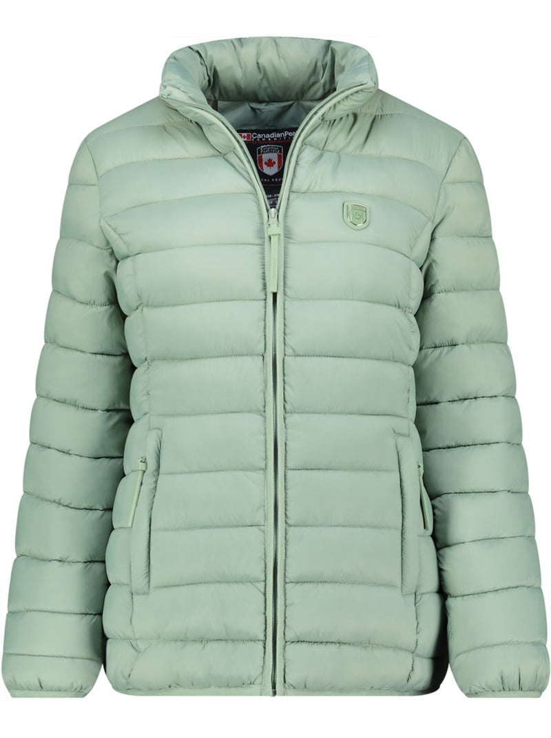 Casaco acolchoado corta-vento akitaleak – canadian peak Verde pastel - Kiabi