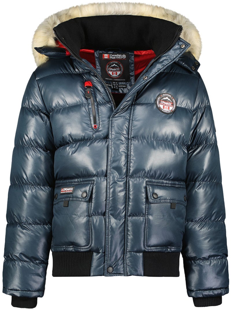 Casaco acolchoado corta-vento bugseak – canadian peak Azul-marinho - Kiabi