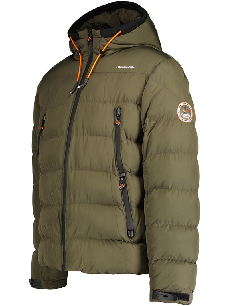 Casaco acolchoado corta-vento com gola subida ardent – canadian peak Cáqui - Kiabi