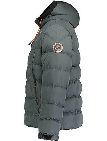 Casaco acolchoado corta-vento com gola subida ardent – canadian peak
