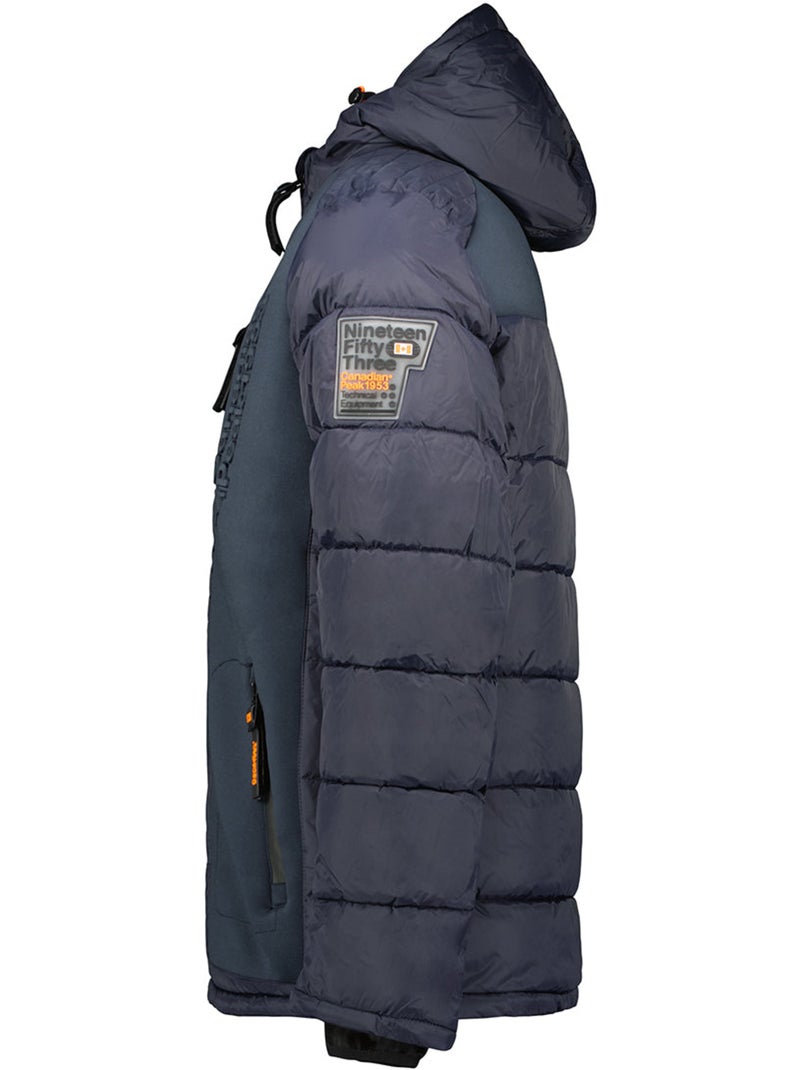 Casaco acolchoado corta-vento com gola subida beachweak – canadian peak Azul-marinho - Kiabi