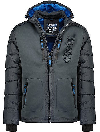 Casaco acolchoado corta-vento com gola subida beachweak – canadian peak