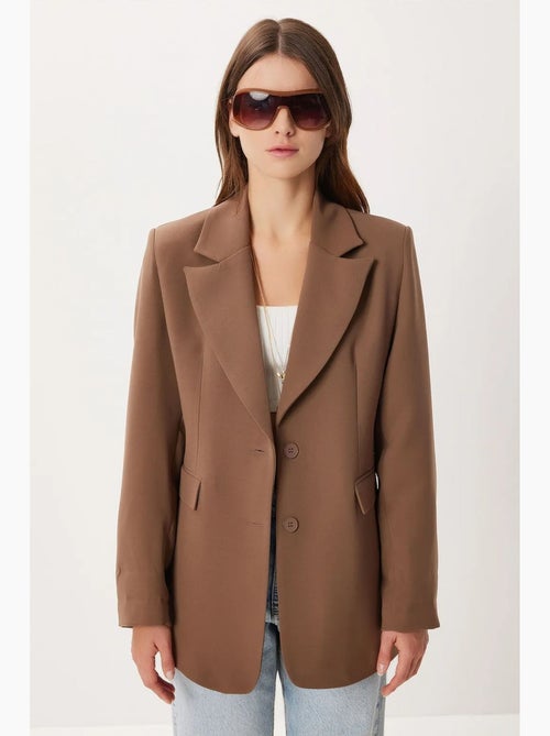 Casaco acolchoado de gabardine com fecho de botões istanbul - Kiabi Casaco acolchoado de gabardine com fecho de botões istanbul - Kiabi