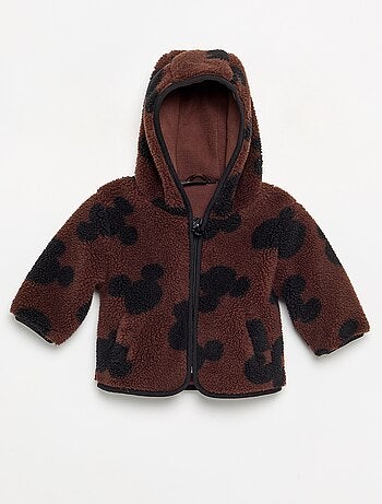 Casaco acolchoado "Disney" "Mickey" com efeito borreguinho