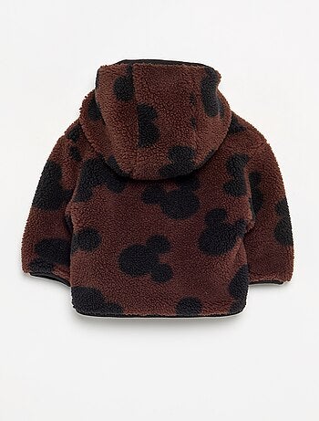 Casaco acolchoado "Disney" "Mickey" com efeito borreguinho