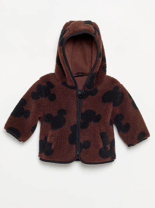 Casaco acolchoado "Disney" "Mickey" com efeito borreguinho - Kiabi