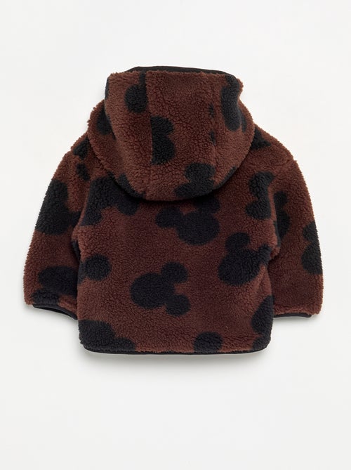 Casaco acolchoado "Disney" "Mickey" com efeito borreguinho - Kiabi