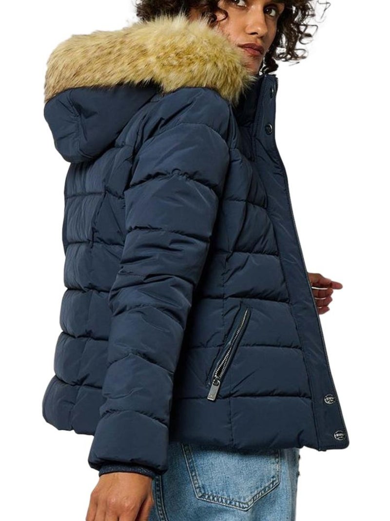 Casaco Acolchoado Feminino Kaporal MIBBY Azul-Marinho Azul-marinho - Kiabi