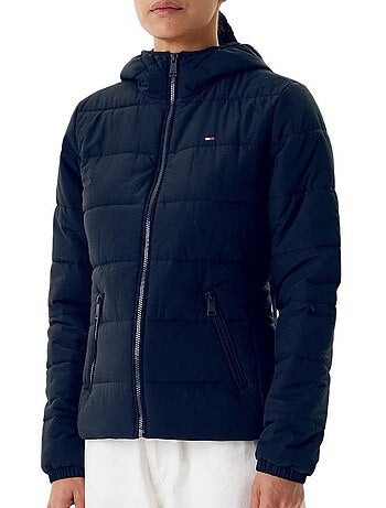 Casaco Acolchoado Feminino Tommy Hilfiger Azul-Marinho DW0DW20959