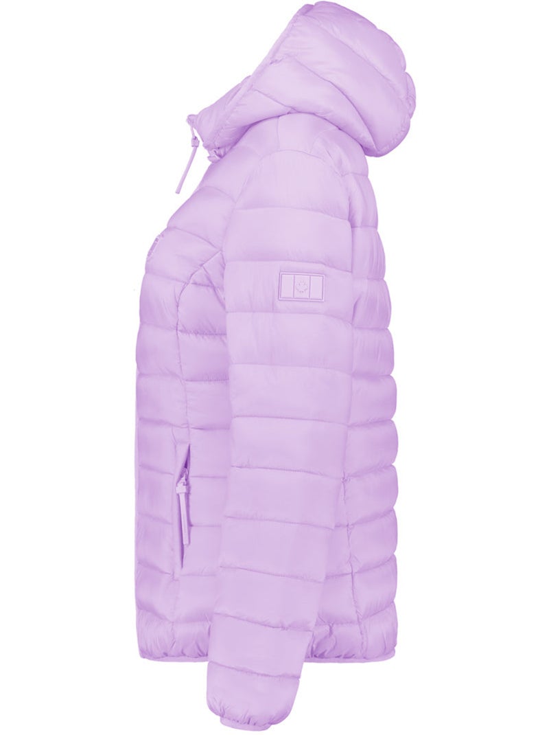 Casaco acolchoado fino com capuz akitaleak – canadian peak Lilás-claro - Kiabi