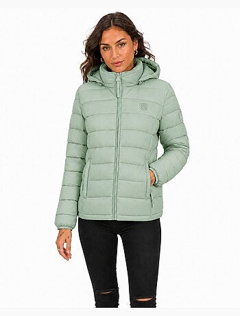 Casaco acolchoado fino com capuz akitaleak – canadian peak