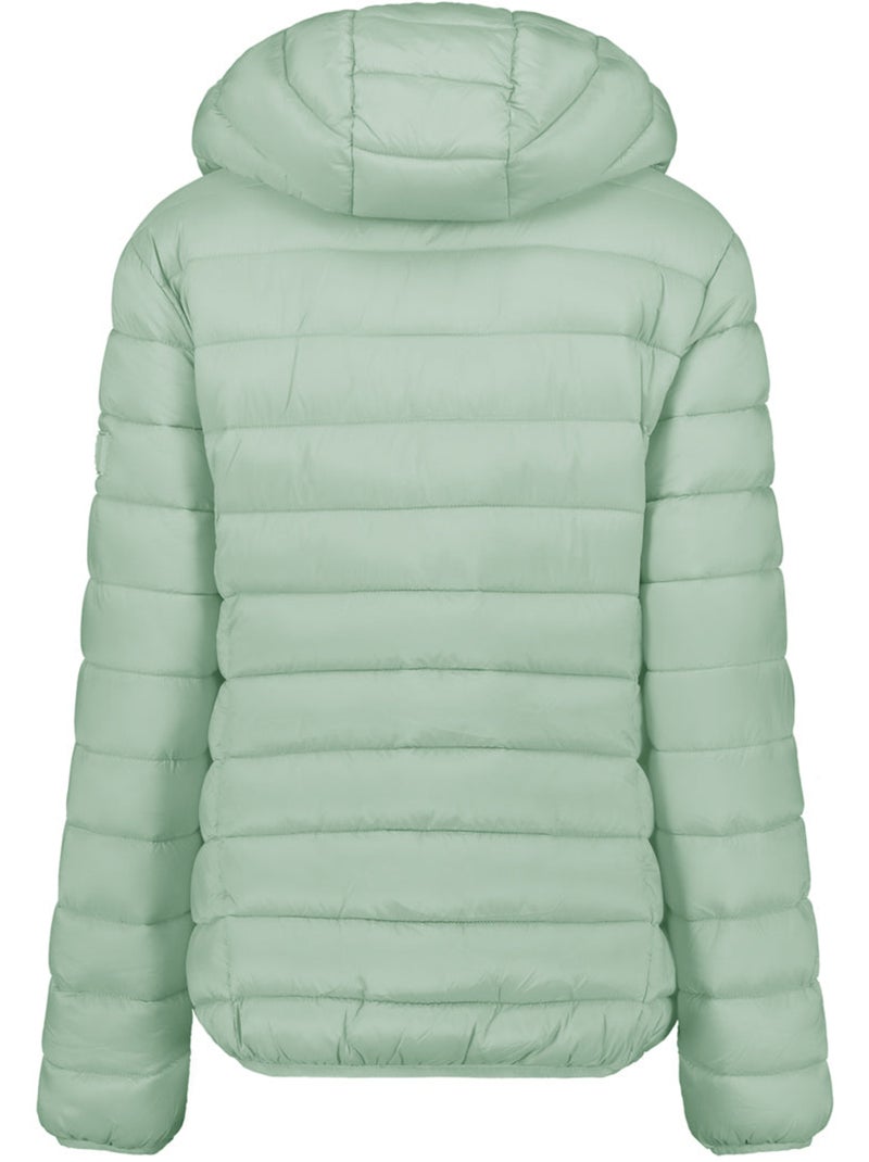 Casaco acolchoado fino com capuz akitaleak – canadian peak Verde pastel - Kiabi
