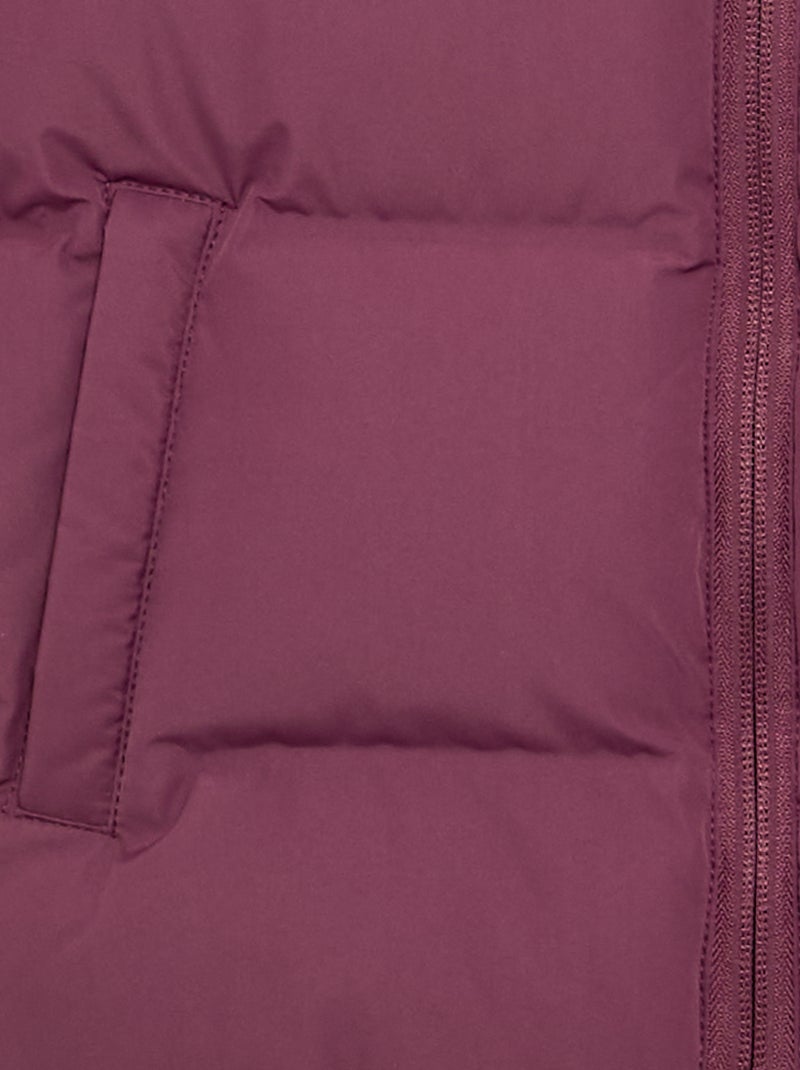 Casaco acolchoado forrado Violeta - Kiabi
