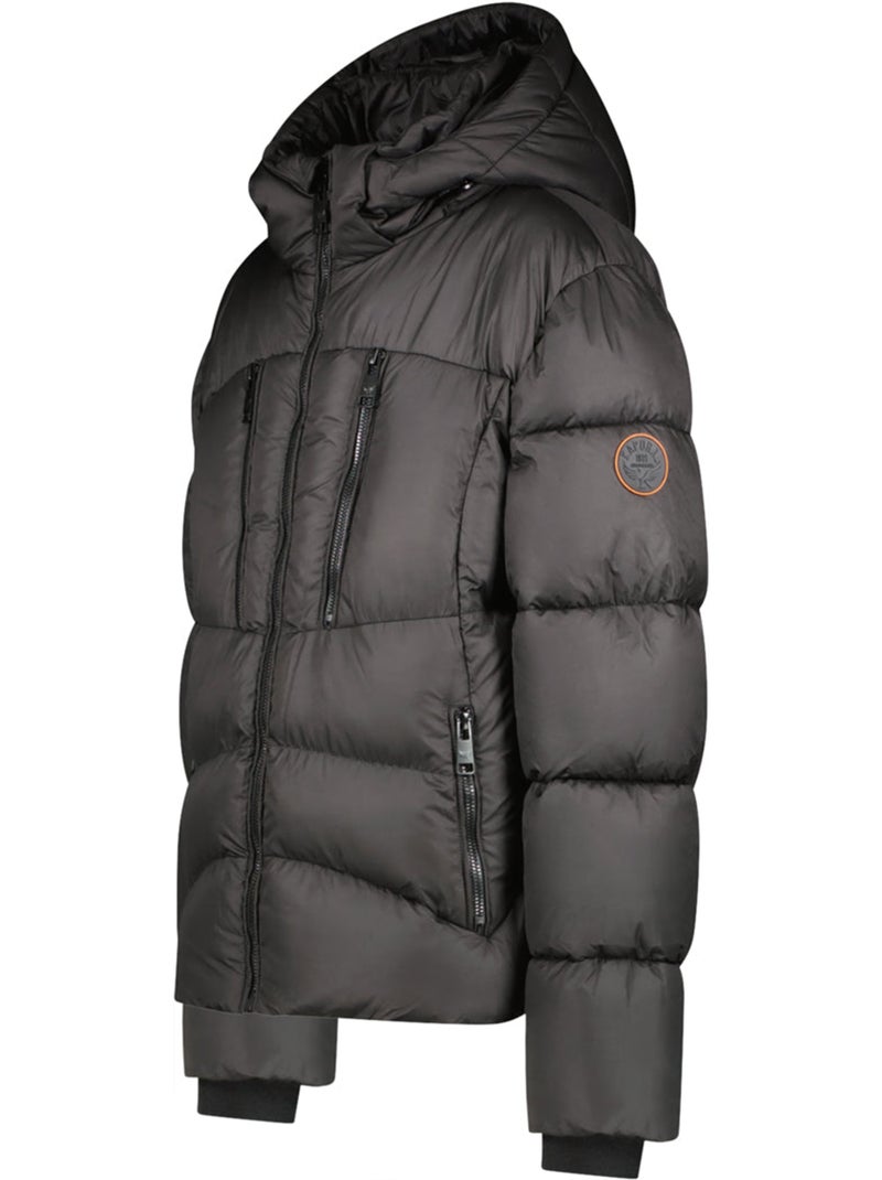 Casaco acolchoado grosso com capuz armenieoral – kaporal Preto - Kiabi