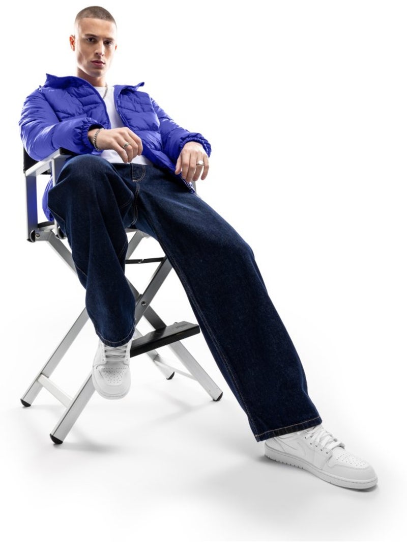 Casaco acolchoado homem Azul - Kiabi