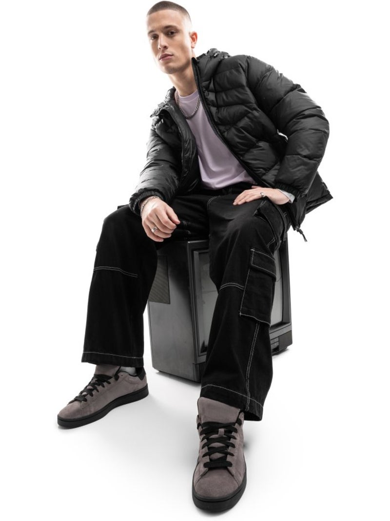 Casaco acolchoado homem Preto - Kiabi