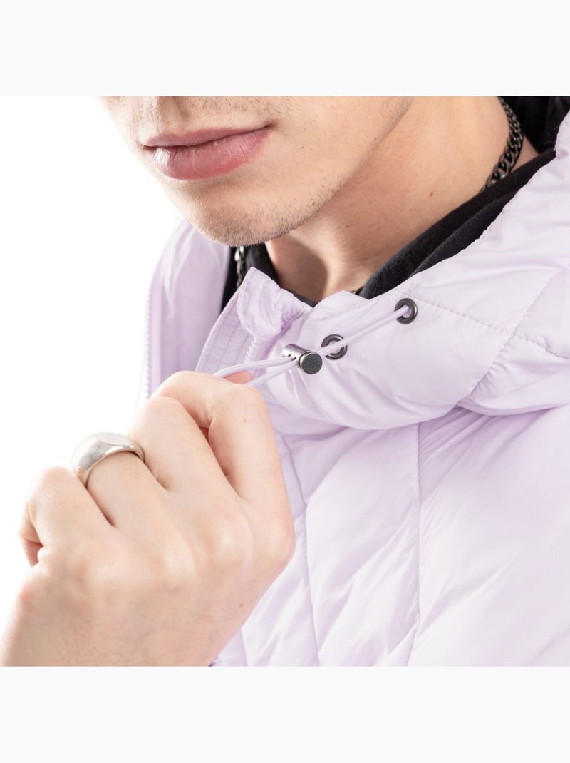 Casaco acolchoado homem Roxo - Kiabi