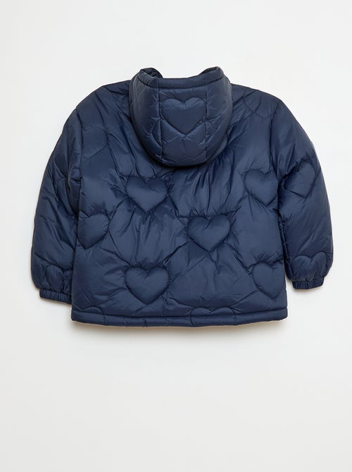 Casaco acolchoado impermeável 'coração' - Kiabi
