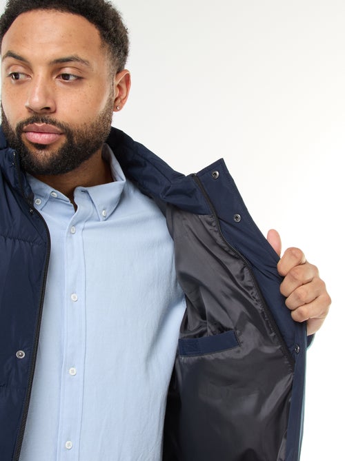 Casaco Acolchoado Impermeável Sem Mangas Liso - Kiabi