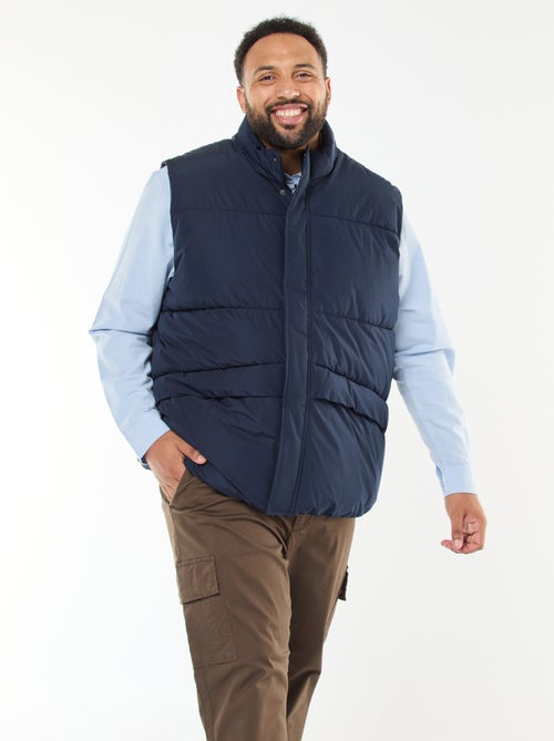 Casaco Acolchoado Impermeável Sem Mangas Liso - Kiabi